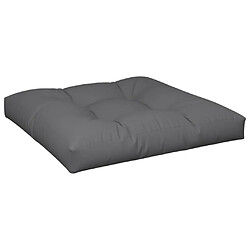 Avis vidaXL Coussins de palette lot de 2 anthracite tissu