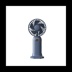 Acheter Ventilateur de Poche Portable Mini Ventilateur USB Ventilateur de Refroidisseur d'Air Paresseux à Affichage Numérique Rechargeable pour Bureau à Domicile en Plein Air-Bleu