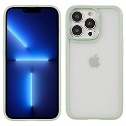 Coque en TPU + acrylique anti-empreintes digitales, anti-rayures vert pour votre iPhone 13 Pro 6.1 pouces