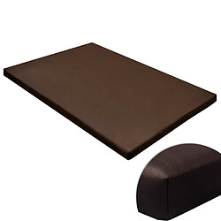 vidaXL Tapis pour chien plat et carré marron M