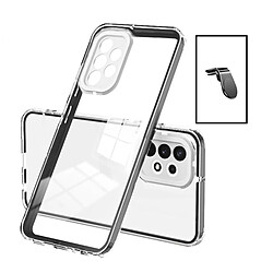 PHONECARE Kit Coque 360 Airbag Anti-Drop Caméra Protection +Support L Safe Driving pour Samsung Galaxy A13 - Transparent