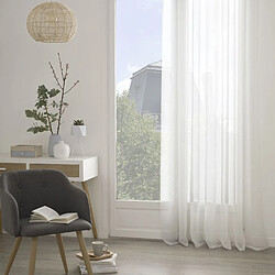 Atmosphera, Createur D'Interieur Voilage Georgette - 140 x 240 cm - Blanc