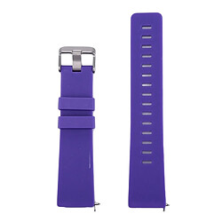 Wewoo Bracelet pour montre connectée Fitbit Versa Simple Mode De En Silicone Violet