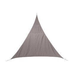 Hesperide Voile d'ombrage triangulaire Curacao - 4 x 4 x 4 m - Taupe