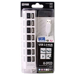 Avis Wewoo Blanc Hub USB 2.0 7 ports, avec 7 commutateurs et 7 LED,