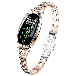 Universal Bracelet Femme Bracelet Tension artérielle Surveillance du rythme cardiaque Tracker de fitness IP67 Imperméable Smart Band Femme Smartwatch | Smartwatch (Or)