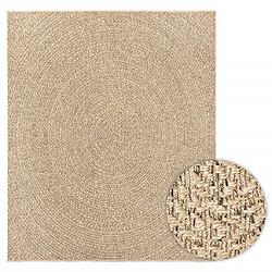 vidaXL Tapis ZIZUR 240x340 cm aspect de jute intérieur et extérieur