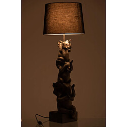 Avis Dansmamaison Lampe 3 Elephants Resine Marron