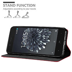 Cadorabo Coque BQ Aquaris X5 Etui en Rouge pas cher