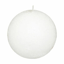 Bougie Boule Déco Colorama 380g Blanc