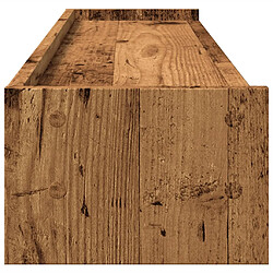 Acheter vidaXL Support de moniteur vieux bois 100x24x16 cm bois d'ingénierie