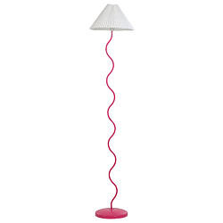 Beliani Lampadaire en métal rose et blanc 161 cm JIKAWO