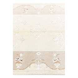 Vidal Tapis de laine 188x122 beige Darya pas cher