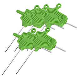 5 pièces t clé allen clé hexagonale hexagon screwdriver tool set green