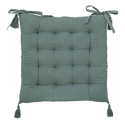 Atmosphera, Createur D'Interieur Galette de chaise rectangulaire Tampa - 38 x 38 cm - Céladon