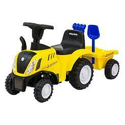 Milly Mally Ride On New Holland T7 Tracteur Jaune