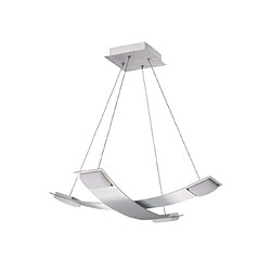 Luminaire Center Suspension LED Thea Aluminium satiné