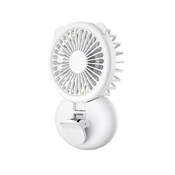 Ventilateur de Lumière de Remplissage à Clip 4 En 1 Ventilateur Usb à Cou Suspendu Portable Petit Dispositif De Refroidissement Par Ventilateur