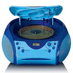 Lenco Radio portable avec lecteur CD SCD-24BU kids Bleu