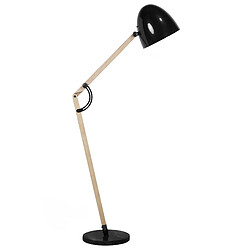 Beliani Lampadaire arc noir HETTON