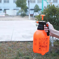 Avis Bouteille De Pulvérisation D'eau De Pelouse De Pulvérisateur De Pompe à Pression De Jardin Tenue Dans La Main Orange 2L