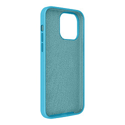 Coque pour iPhone 14 Hybride Semi-rigide Fine Intérieur Doux Moxie bleu clair