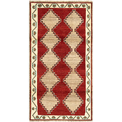 Vidal Tapis de laine 178x92 rouge Gabbeh