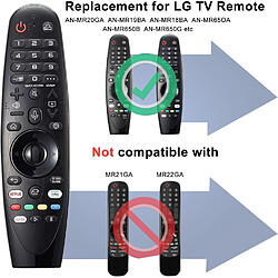 SANAG Telecommande Pour Smart Tv L-G Akb75855501 Bluetooth Avec Fonction Vocale Et Pointeur Alexa Remplace An-Mr20Ga Mr19Ba Mr18Ba Mr650A