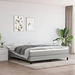 Maison Chic Matelas de lit à ressorts ensachés, Matelas doux Gris clair 160x200x20 cm -GKD82900