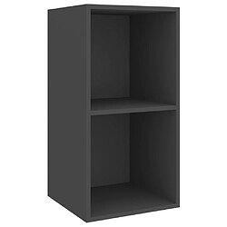 Avis vidaXL Ensemble de meubles TV 3 pcs Gris Bois d'ingénierie