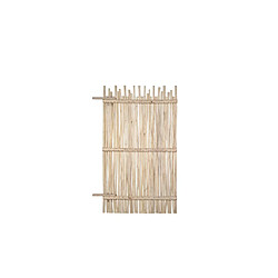 Acheter Vente-Unique Clôture en bois de teck - L100 x H180 cm coloris naturel clair - EDANA