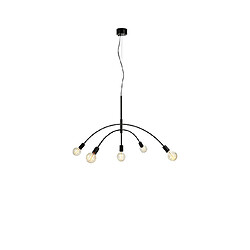 Markslojd Suspension Crux Métal Noir 5 ampoules 58cm