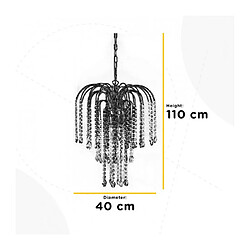 Onli Suspension PIOGGIA 3 Light Métal Chrome