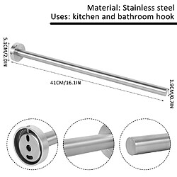 Universal Porte-serviettes Porte-serviettes en acier inoxydable Imperméable à l'eau Imperméable à l'humidité Porte-serviettes à un bras Porte-rouleaux muraux Barres de serviettes pas cher