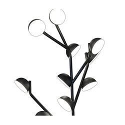 Inspired Lampadaire 10 Lumières 158cm, LED 30W, 3000K, 2050lm, Noir, 3 ans de Garantie pas cher