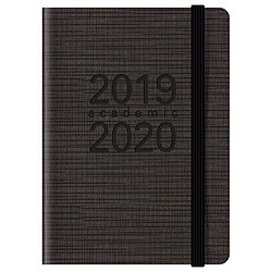 Agenda MEMO A6 Semainier Noir