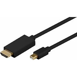 Disney Microconnect mdphdmi2b 1.8 m Noir DisplayPort HDMI Câble vidéo et adaptateur