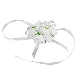 Avis Poignet corsage bracelet extensible mariée mariage main de fleur blanche