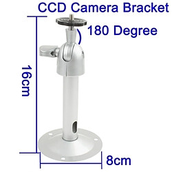 Wewoo Support Holder argent de montage de caméra CCTV CCD