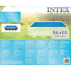 Acheter Bâche à bulles 5.38 x 2.53 m pour piscine intex tubulaire 5.49 x 2.74 m