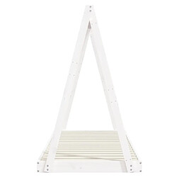 Maison Chic Lit simple Cadre de lit pour enfants,Lit d'Enfant Moderne blanc 80x200 cm bois de pin massif -MN21131 pas cher