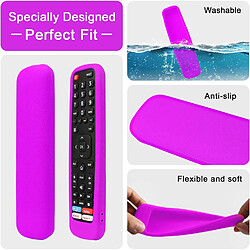 Avis SANAG Housse Coque En Silicone Pour Hisense Telecommande, En2R30N En2K30P En2P30H En2J30H En2D30H, Etui De Protection Pour Hisense Telecommande, Antiderapage, Antisismique, Lavable(Violet)