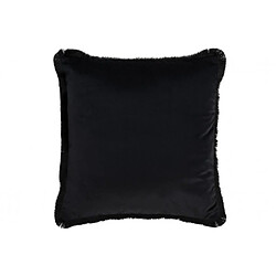 Dansmamaison Coussin Alpha Carre Polyester Noir