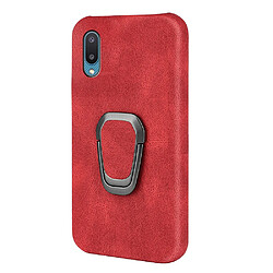 Coque en TPU + PU avec béquille rouge pour votre Samsung Galaxy A02/M02