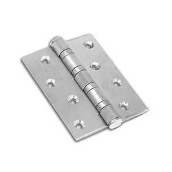 Wewoo 2 PCS Charnières plates en acier inoxydable épaischarnière de porte d'armoiretaille 4x3x2.5cm