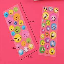 Avis Wewoo 6 PCS Smiley Face stéréoscopique bulle autocollant enfants décoratif de bande dessinée, livraison aléatoire