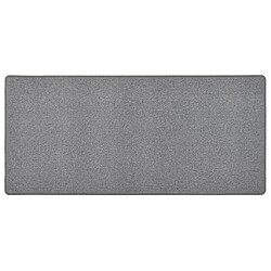 vidaXL Tapis de couloir Gris foncé 50x100 cm