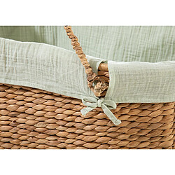 Avis Geuther Ensemble Moses : Basket plus pied tissu pistache