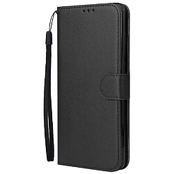 Etui en PU avec lanière noir pour votre Samsung Galaxy S20 Ultra