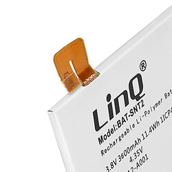 LinQ Batterie interne pour Sony Xperia T2 Ultra Capacité 3600mAh Blanc